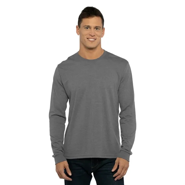 Custom Unisex Sueded Cotton/Poly Long Sleeve T-Shirt