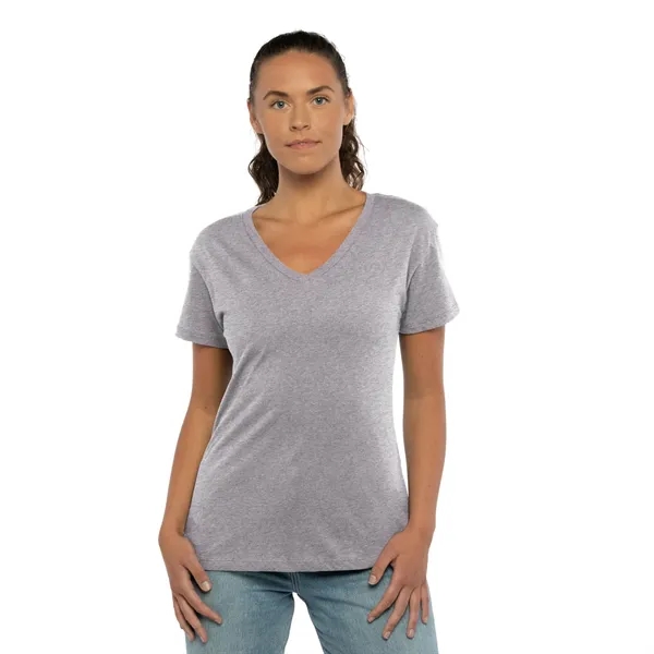 Women's Relaxed Cotton V-Neck