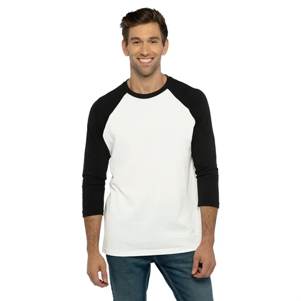 Custom Unisex CVC 3/4 Raglan T-Shirt