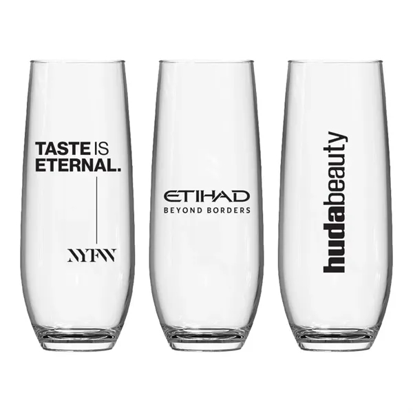 Jubilee 9oz Stemless Champagne Flute Glass