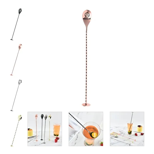 Stainless Steel Spiral Stirrer Spoon