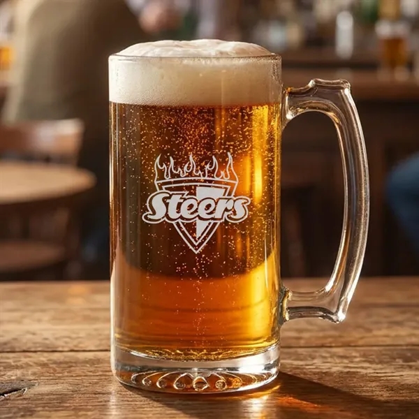 Columbus Beer Stein - Deep Etch