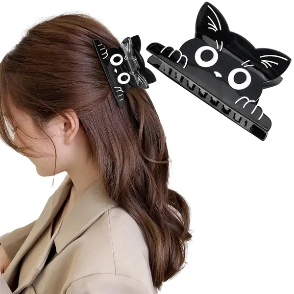 Custom Custom Molded Hair Claw Clip with Full Color Print