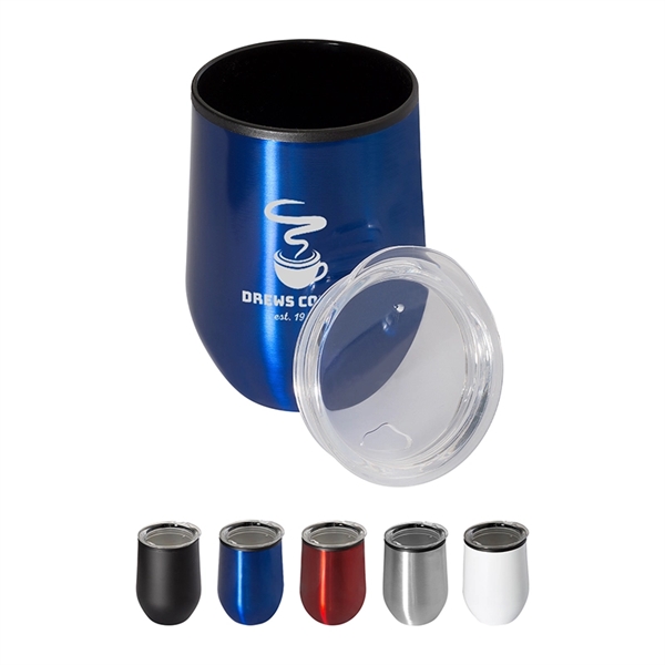 12 oz. Budget Stemless Wine Tumbler with Lid - 12 oz. Budget Stemless Wine Tumbler with Lid - Image 0 of 5