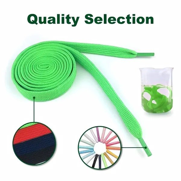 36" Premium Sublimation Tubular Shoelaces
