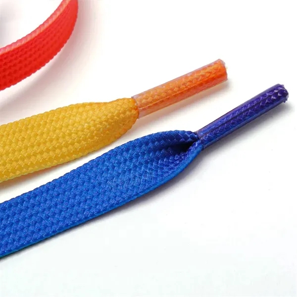 36" Premium Sublimation Tubular Shoelaces