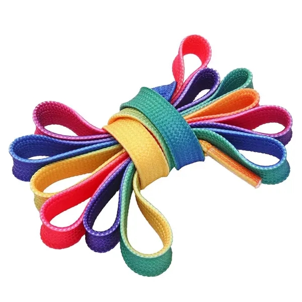 36" Premium Sublimation Tubular Shoelaces