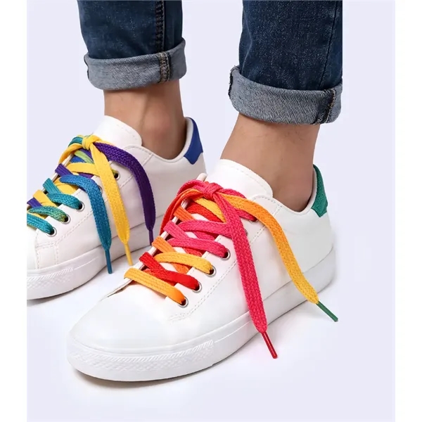 36" Premium Sublimation Tubular Shoelaces