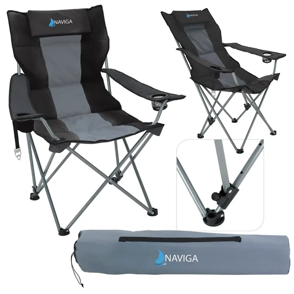 Premium Stripe Reclining Chair