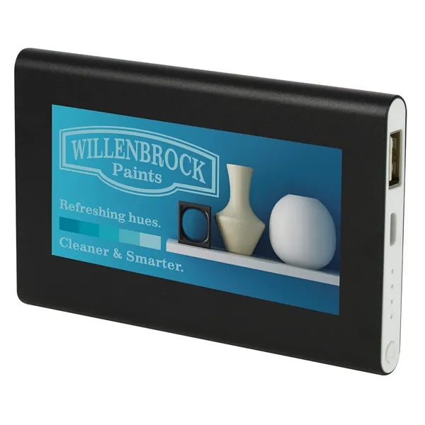 Custom Good Value™ Compact Aluminum Power Bank 4000 mAh