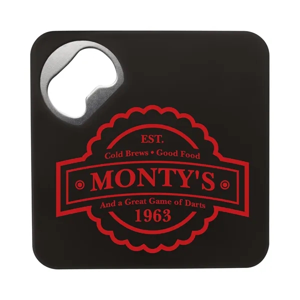 Custom Good Value™ Bottle Opener Coaster