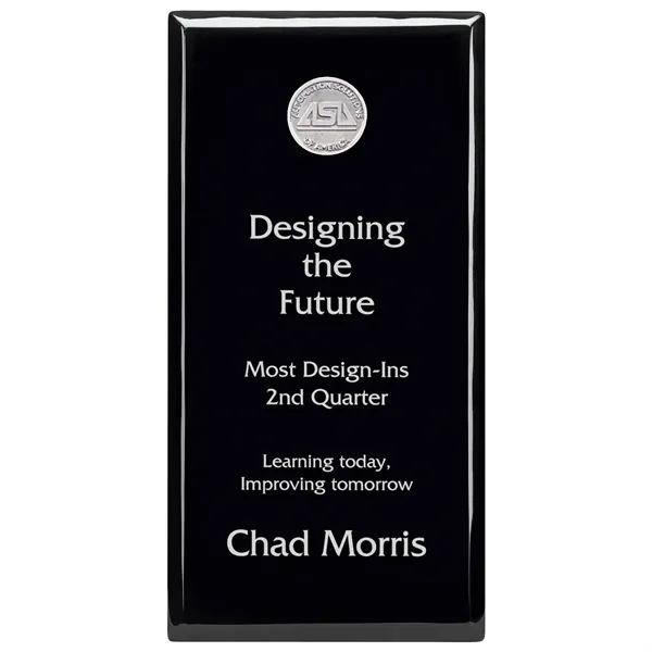 JAFFA® Black Plaque - 6" x 12"