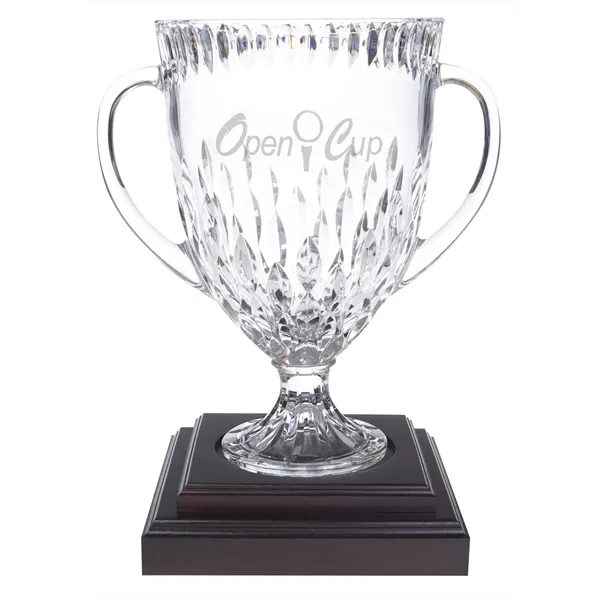 Custom MARIO CIONI Legacy Trophy Bowl with Wood Base