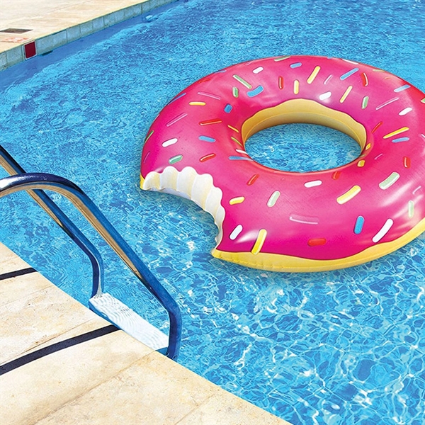 Inflatable Adult Donut Pool Swim Ring - Inflatable Adult Donut Pool Swim Ring - Image 4 of 6