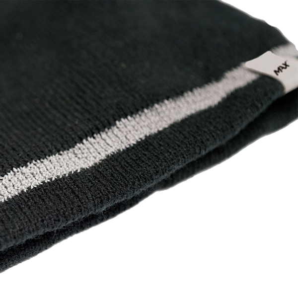 Beanie with Reflective Strip with Thinsulate Lining - Beanie with Reflective Strip with Thinsulate Lining - Image 5 of 6