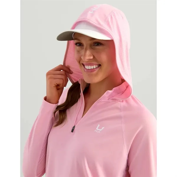 Huk® Women's HydroCool Performance Full Sleeve Quarter Zip