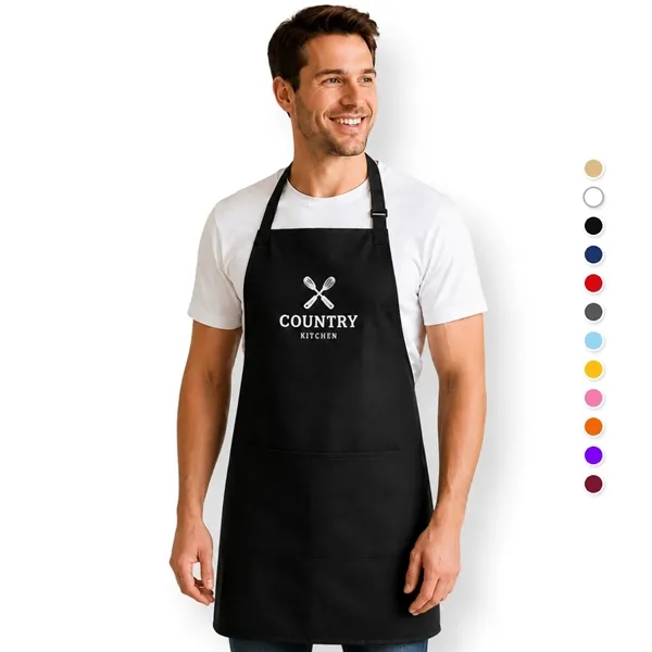 Butcher Apron w/ Front Pocket & Adjustable Strap 27" x 34"