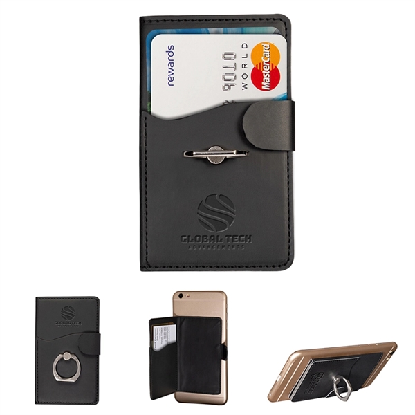 Tuscany™ Duo Card Pocket with Metal Ring - Tuscany™ Duo Card Pocket with Metal Ring - Image 1 of 5