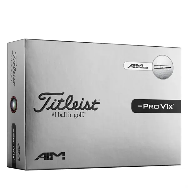 Titleist Pro V1x Left Dash Enhanced Alignment Golf Balls