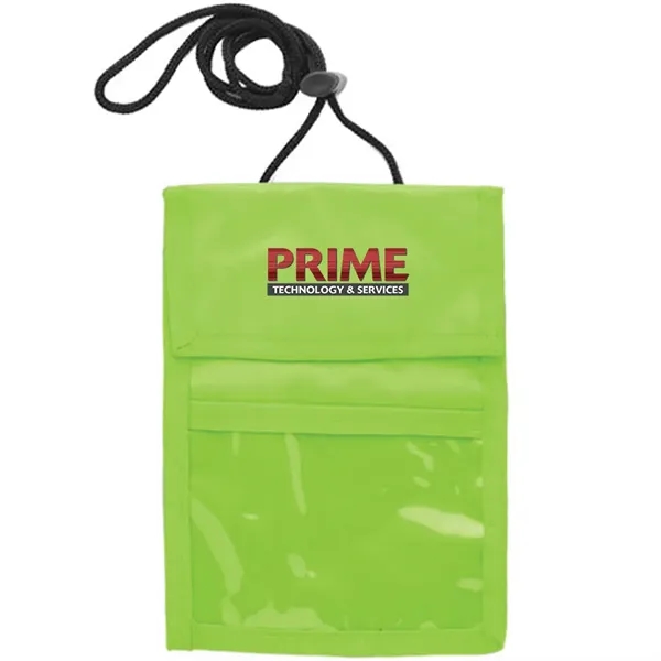 Two Pocket Flap Neck Wallet
