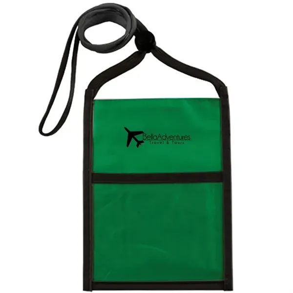 Two Tone Double Window Pouch