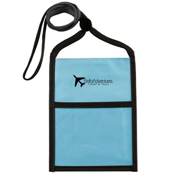 Two Tone Double Window Pouch