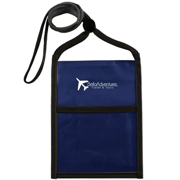 Two Tone Double Window Pouch