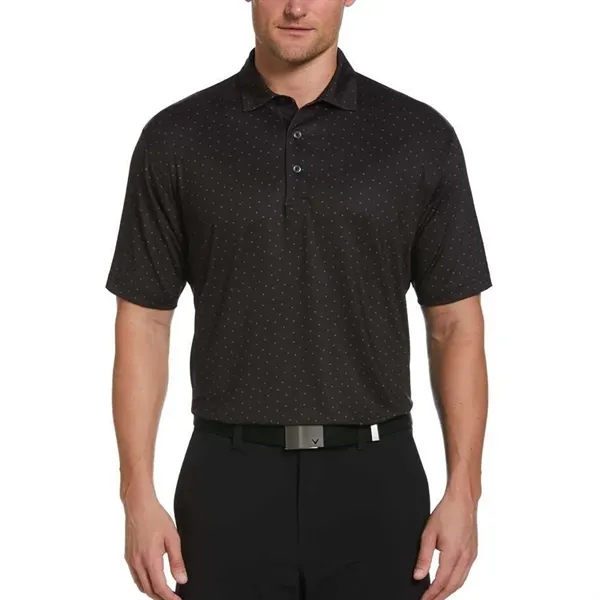 Callaway Men's Micro Chev Print Polo