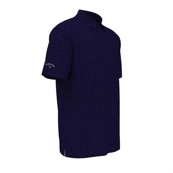 Callaway Men's Micro Chev Print Polo