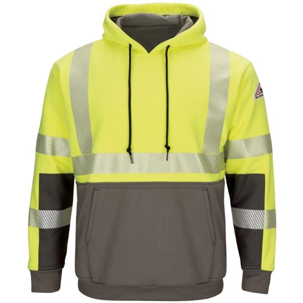 Bulwark® Hi Vis FR Hooded Sweatshirt - Bulwark® Hi Vis FR Hooded Sweatshirt - Image 0 of 1