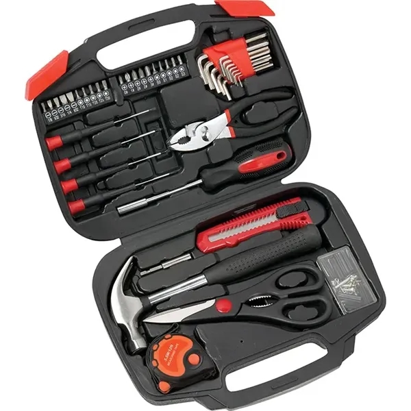 Tool Set with Bi-Fold Carrying Case