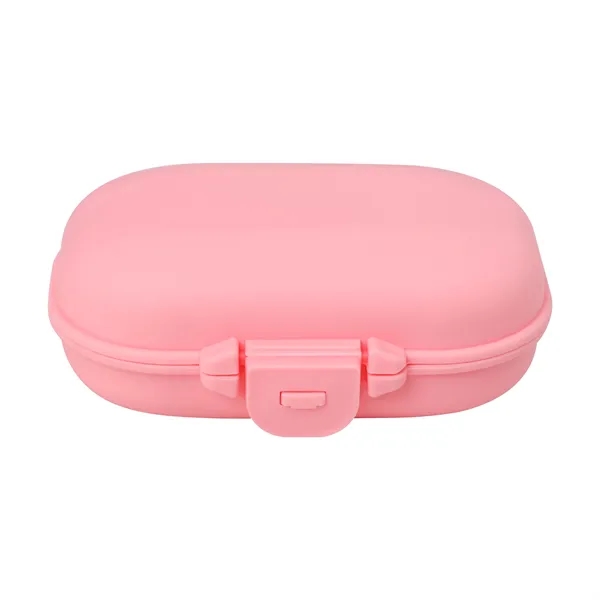 Small Travel Pill Case With 4 Compartments
