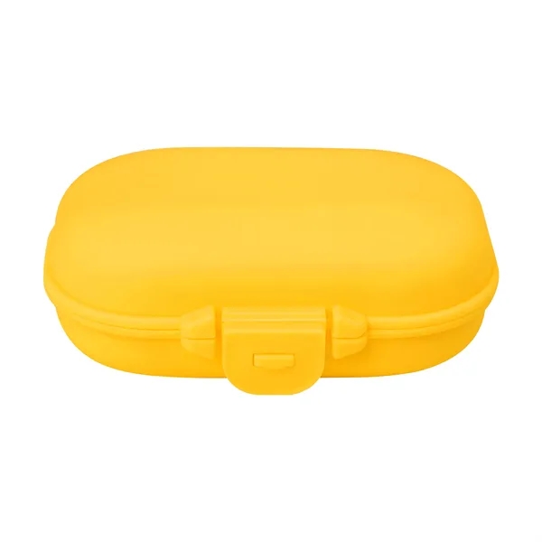Small Travel Pill Case With 4 Compartments
