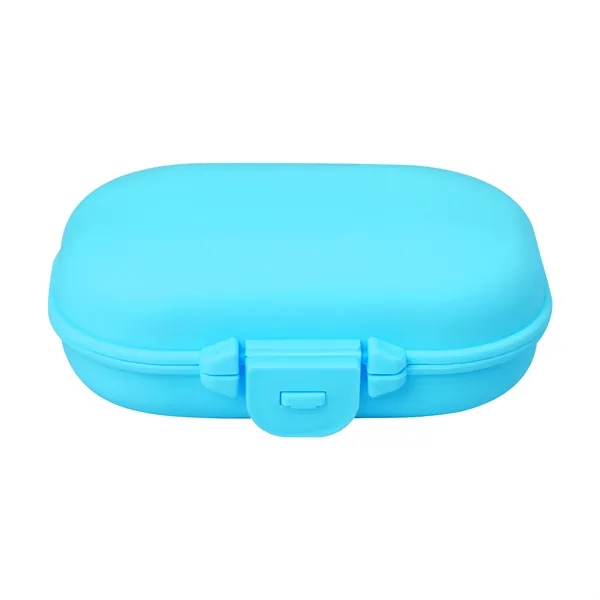 Small Travel Pill Case With 4 Compartments