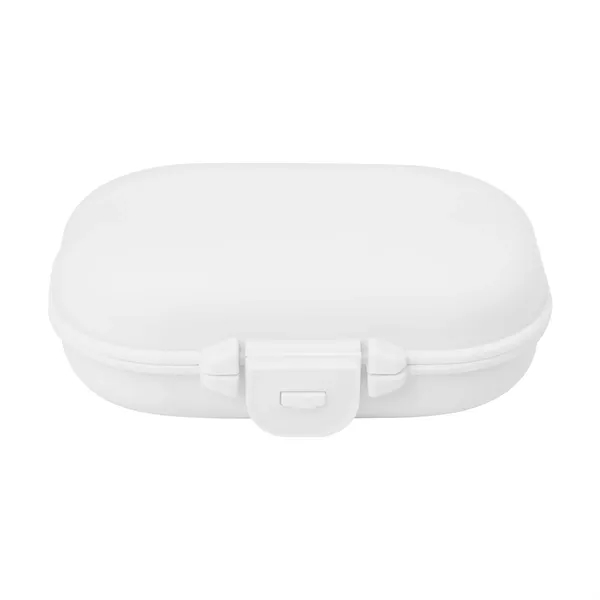 Small Travel Pill Case With 4 Compartments