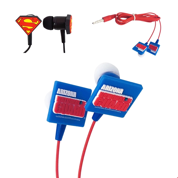 Custom PVC Stereo Earbuds w/ upgraded speakers - Custom PVC Stereo Earbuds w/ upgraded speakers - Image 2 of 4