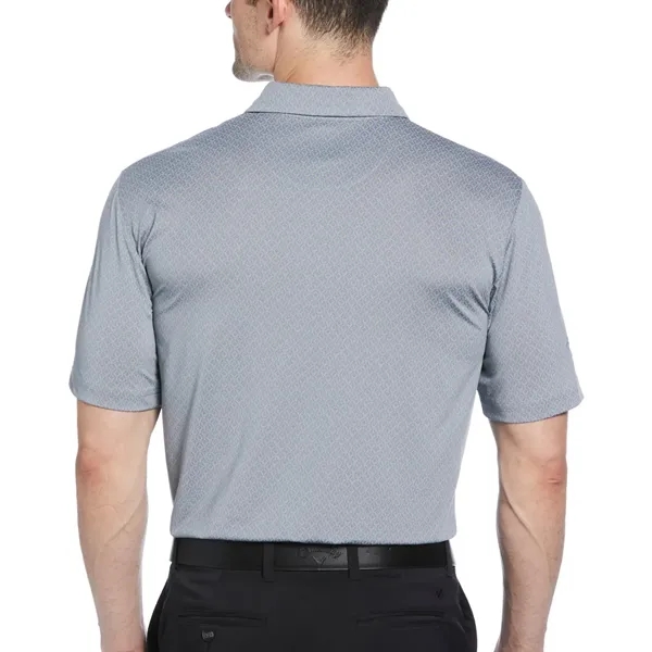 Callaway Men's SS All Over Stitched Chev Polo