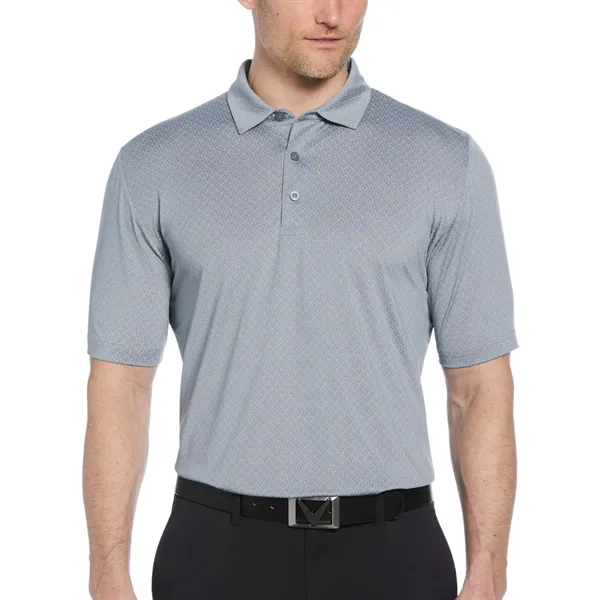 Callaway Men's SS All Over Stitched Chev Polo