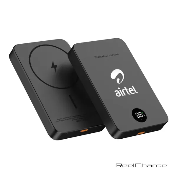 ReelCharge Semi Solid State Aluminum Power Bank - 10K