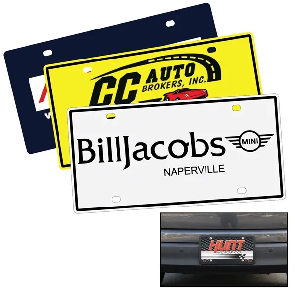 Full Color License Plate Insert