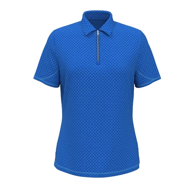 Callaway Ladies SS All Over Stitched Chev Polo