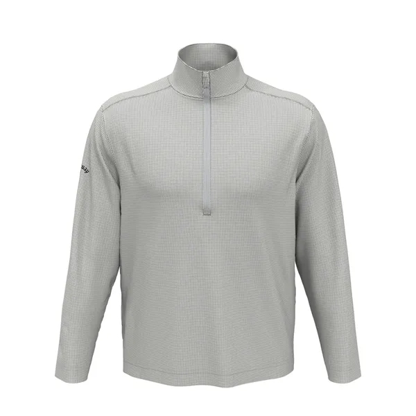 Callaway Men's Houndstooth 1/4- Zip Pullover