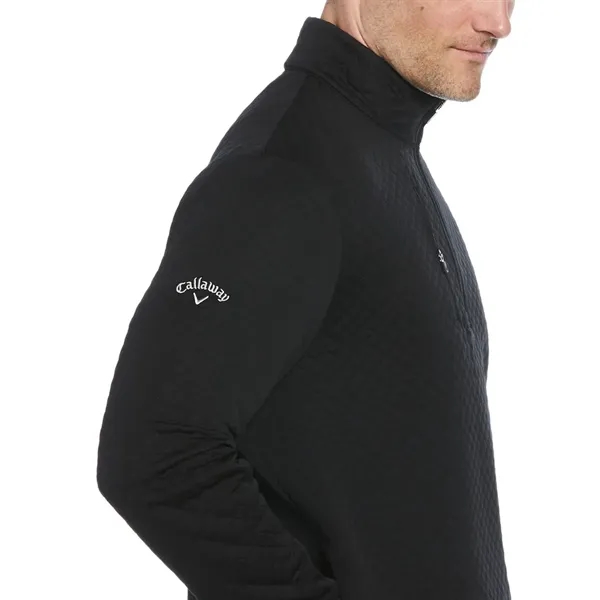 Callaway Men's Diamond Quilted Fleece 1/4 Zip