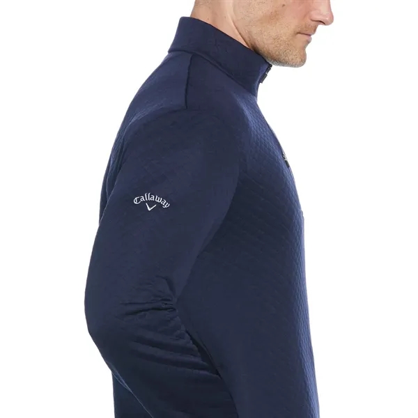 Callaway Men's Diamond Quilted Fleece 1/4 Zip