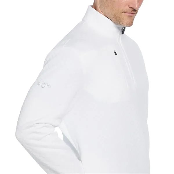 Callaway Men's Diamond Quilted Fleece 1/4 Zip