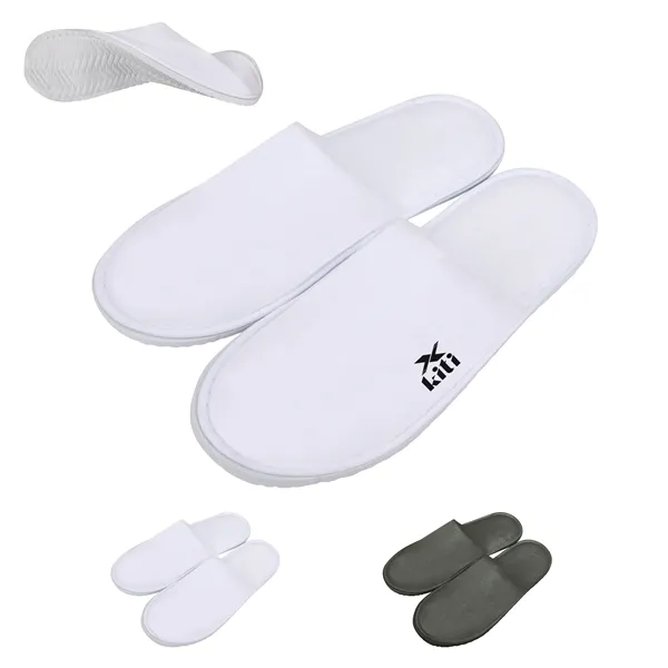 Thicken Coral Velvet Non Slip Hotel Disposable Slippers