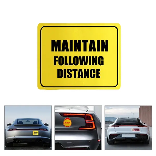 Reflective Magnetic Car Stickers 6"x6"