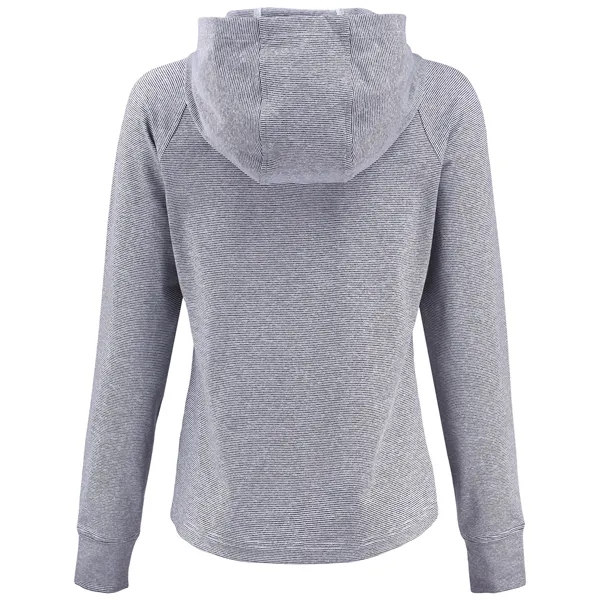 Cutter & Buck Adapt Recycled Soft Knit Stripe Womens Hood...