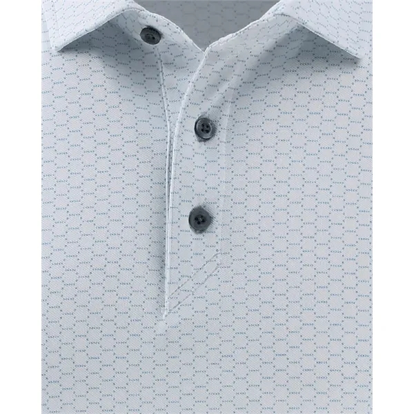 Cutter & Buck Virtue Recycled Hex Print Featherlight Piqu...