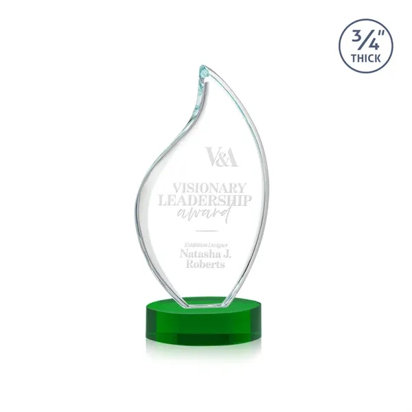 Odessy Flame Award on Alberton Base - Green